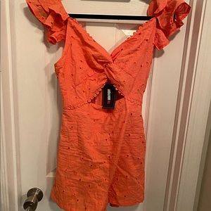 Large Pink Romper Brand New
